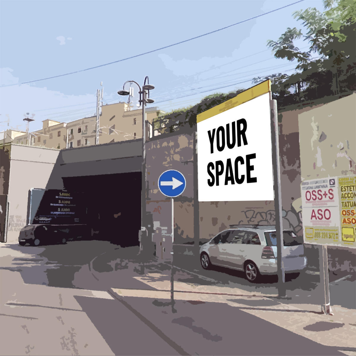 SPAZIO PUBBLICITARIO 400 x 300 ILLUMINATO (SALERNO) Dal 19/10/2026 al 01/11/2026 14 giorni